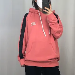 アンブロ ピンク サイドライン フーディー Tシャツ 95 250612のサムネイル