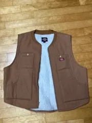 90s USA ディッキーズ オリジナル シープスキン ウォーク ベストのサムネイル