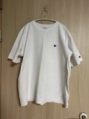 Champion BEAMS Big Fake Tee L 白T チャンピオン - メルカリ