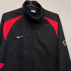 NIKE TENNIS ナイキ テニス フルジップパーカー 黒 ビッグロゴ L 