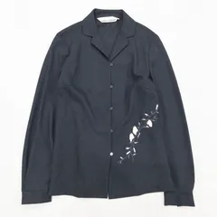 Chloe クロエ ブラウス シャツ ヴィンテージ 花柄 刺繍 フラワー ウール ダークグレー 日本製 レディース 40 b01156のサムネイル