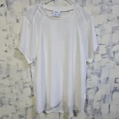 DKNY レディース シースルー 半袖 ブラウス Mのサムネイル