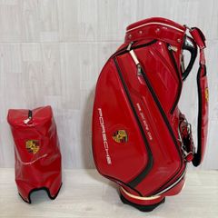 新品】Porsche ゴルフバッグ・キャディバッグ•カバーもポケットにあり