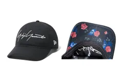 Yohji Yamamoto POUR HOMME × NEW ERA 20ss 9THIRTY Skull Rose ヨウジヤマモトプールオム ニューエラ スカルローズ ロゴ キャップ 帽子 2020ss NH-H88-865のサムネイル