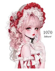《 No.1070 》Sakuraꕤ 人物ステッカー シール オリジナルステッカー