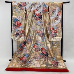 豪華絢爛 色打掛 金彩 牡丹 菊 華やか - メルカリ