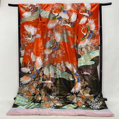 良好】打掛着物 正絹 高級花嫁衣裳婚礼衣装着物撮影Uchikake YM20 