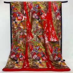 ⚫︎T421-5⚫︎中古 色打掛⚫︎豪華絢爛で重厚な逸品⚫︎状態はとても