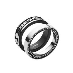 DIESEL ブラックリング 26号 - メルカリ