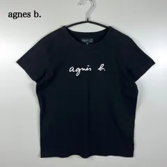 agnes b. 2019 W's icon logo Tee 3 L アニエスべー 定番 ロゴ Tシャツ 半袖 美品 カジュアル シンプル
