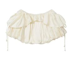 THEREDTHREAD airy tiered skirt mini - メルカリ