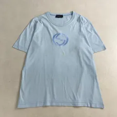 グッチ	Tシャツ	インターロッキング　ロゴ刺しゅう　Y2K　ベイビーブルーのサムネイル