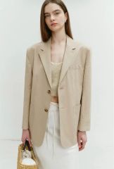 todayful Boyfriend Linen Jacket38 ECRU - メルカリ