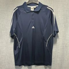 希少】adidas カールツァイス・イェーナ サッカーゲームシャツ ポロ 青 