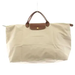 ロンシャン LONGCHAMP ル プリアージュ オリジナル L トラベルバッグ トートバッグ ハンドバッグ ナイロン レザー ライトベージュ L1624089P71 /KU