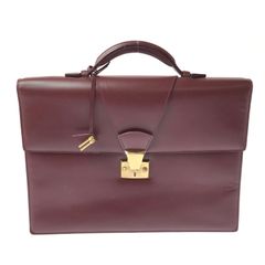 美品✨ヴァレクストラ ダレスバッグ ボルドー レザー A4可 ビジネス