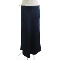 ザラ ZARA ロングスカート フレア インディゴ S