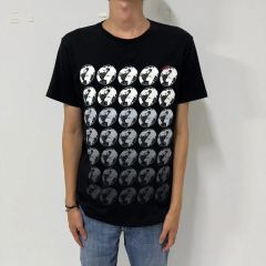 Supreme バレリーナTシャツ ブラック ホワイト 総柄 XL - メルカリ