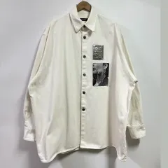 L RAF SIMONS ラフ シモンズ 19ss トゥパッチ ビッグフィット シャツのサムネイル
