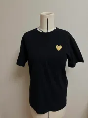 コム・デ・ギャルソン トゥ ハート ブラック 半袖 Tシャツ