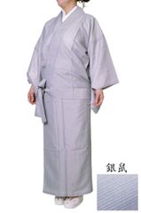 美品！単衣＊高島屋製＊高級洗える素材＊白大島風＊特選＊着物