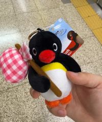 非売品 当時物 タグ付 ピングーの妹ピンガぬいぐるみリュック 平成