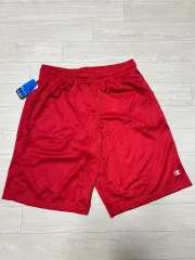 チャンピオン メッシュ ハーフパンツ レッド