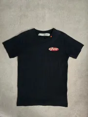 19SS オフホワイトDiag Split ロゴ 半袖 Tシャツ Sのサムネイル