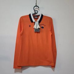 Munsingwear 長袖ポロシャツ レッド Mサイズ - メルカリ