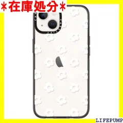 CASETiFY コンパクト iPhone 14 ケース MIL規格準拠 2x MIL-STD-810G /1.2mからの落下テストをクリア - Ditsy Daisies White - ブラック 768