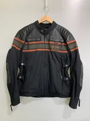 【中古品】 HARLEY-DAVIDSON ハーレーダビッドソン SINGLE RIDERS JACKET シングルライダースジャケット アウター 【145-260503-AS-46-min】のサムネイル