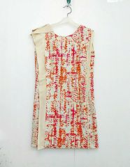 VIVIENNE TAM ノースリーブ ひざ丈ワンピース - メルカリ