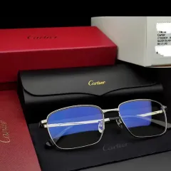 カルティエ サントゥー サン コレクション 銀縁メガネ CT0320OA 新品のサムネイル