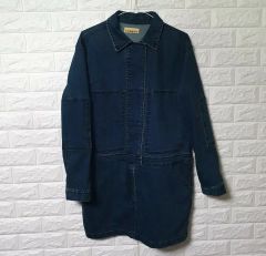 新品 Menina ダークブルー デニムジャケット デニムコート サイズ40 