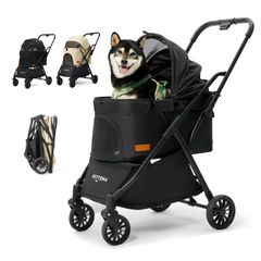 260524-4 ⭕️PETTENA ペットカート 耐荷重25kg - メルカリ