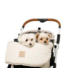 犬用品【95】【moncheri】 ペットカートクッション 3点セット【未使用