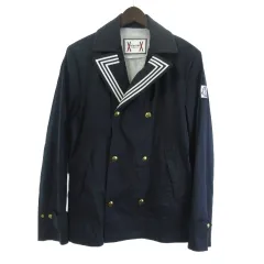 モンクレール MONCLER ガムブルー GAMME BLUE テーラードジャケット 金釦 ダークネイビー 2