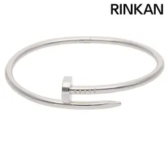 カルティエ  新型 JUSTE UN CLOU BRACELET K18WGジュストアンクルブレスレット メンズ 18 カルティエ 新型 JUSTE UN CLOU BRACELET K18WGジュストアンクル
