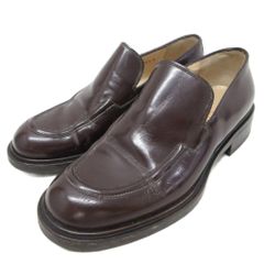 KISCO 本革 厚底ローファー 茶 24.0 - メルカリ