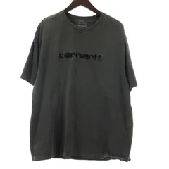 カーハート carhartt ロゴ Tシャツ カットソー 半袖 グレー XL 