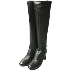 3.1 Phillip Lim スリーワン フィリップリム イタリア製 Nadia ラムスキンロングヒールブーツ 37(24cm) BLACK レザー シューズ g19611のサムネイル