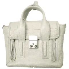 3.1 Phillip Lim スリーワン フィリップリム PASHLI MINI SATCHEL パシュリ ミニサッチェルバッグ AC00-0226SKC FEATHER 2WAY ショルダー レザー カバン g19600のサムネイル
