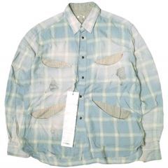 新品 well ウェル 20AW 日本製 ストレッチボーダーロングスリーブ