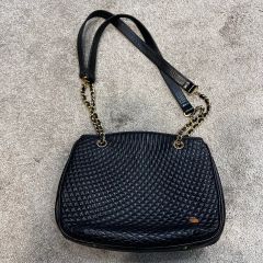 【極美品】バリー キッセン 2way ショルダーバッグ レザー 黒 斜め掛け 極美品】バリー キッセン 2way ショルダーバッグ レザー 黒 斜め掛け