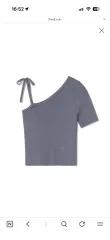 O!Oi新商品 ONE SHOULDER KNIT TOPのサムネイル