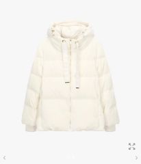 MONCLER / MADAMEショートダウンジャケットモンクレール ホワイト白