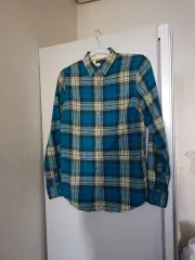 トミーヒルフィガー コットン チェック柄シャツ
