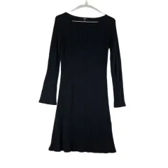 UNIQLO レディース Sサイズ ネイビー ニット ONE PIECE /ダーク