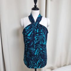 極美品 ボウタイ リボン ダイアグラム 2,64万 フラワー 花柄ブラウス 