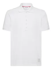 THOM BROWNE コットン ポロシャツ 送料無料